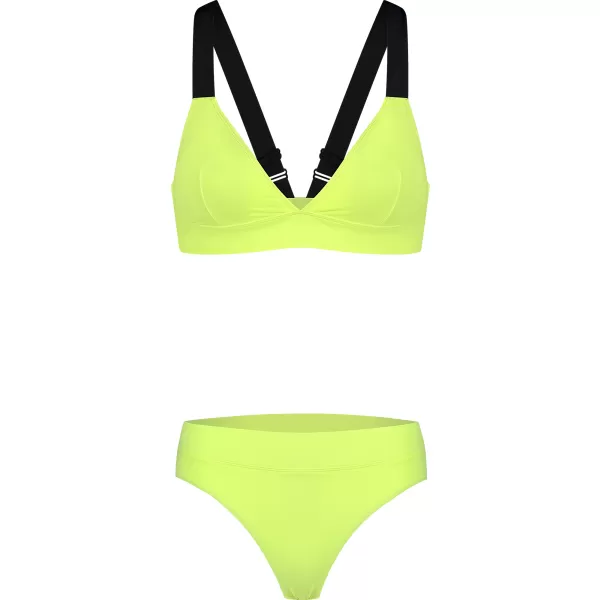  Damen-Bikinioberteil NORDBLANC LOVELINESS NBSSS8212 LEUCHTEND GELB 