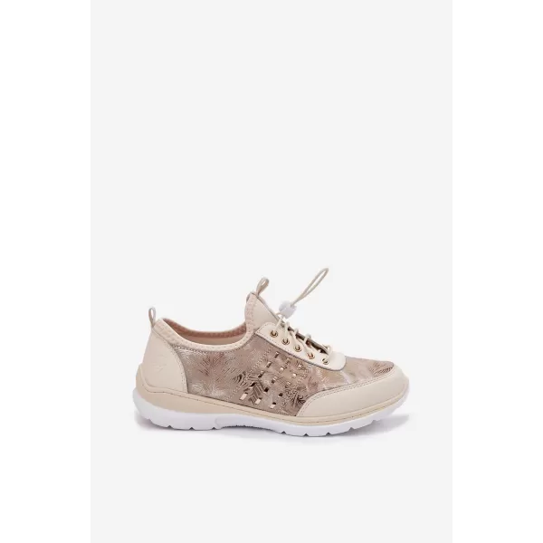  Damen-Sneaker D&A GR61-5990 BEIGE 