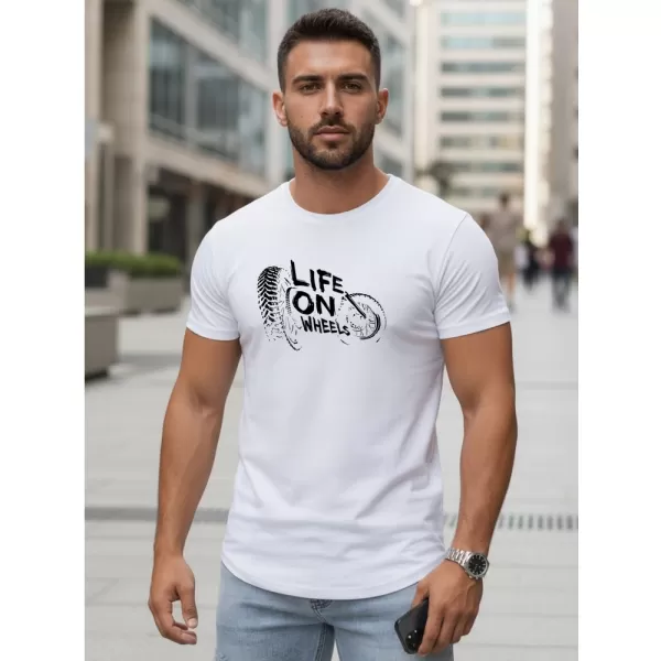  Herren-T-Shirt DSTREET NX5016R-WH WEISS 