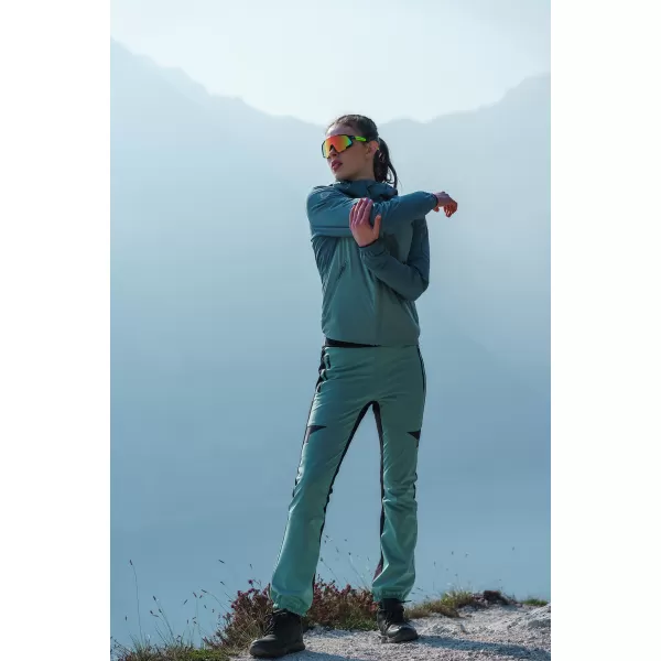  Wasserdichte Multisporthose für Damen NORDBLANC ELISA NBSPL8326 GRÜN 