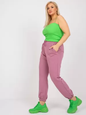 Damen-Jogginghose BASIC FEEL GOOD RV-DR-6331.86 DUNKELROSA