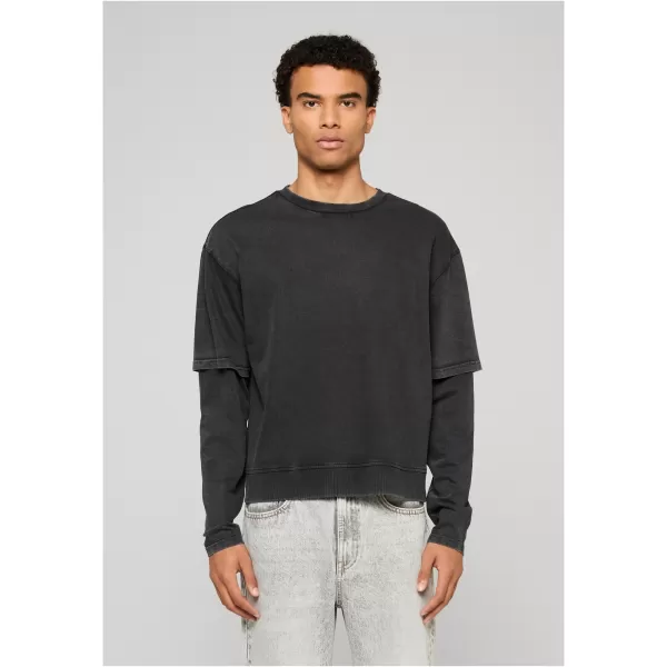  Herren-T-Shirt URBAN CLASSICS TB8410-00007 SCHWARZ 