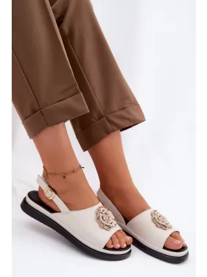 Damensandalen S.BARSKI GR61-5937 BEIGE
