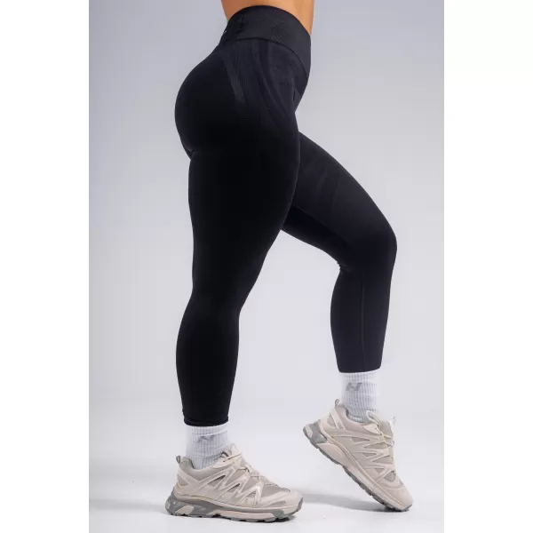 Extra-Push-up-Leggings mit hoher Taille NEBBIA PRIMAL 850 SCHWARZ 