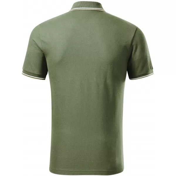  Herren-T-Shirt mit Kragen MALFINI FOCUS 232 KHAKI 