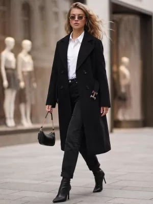Damenmantel DSTREET NY0791 SCHWARZ