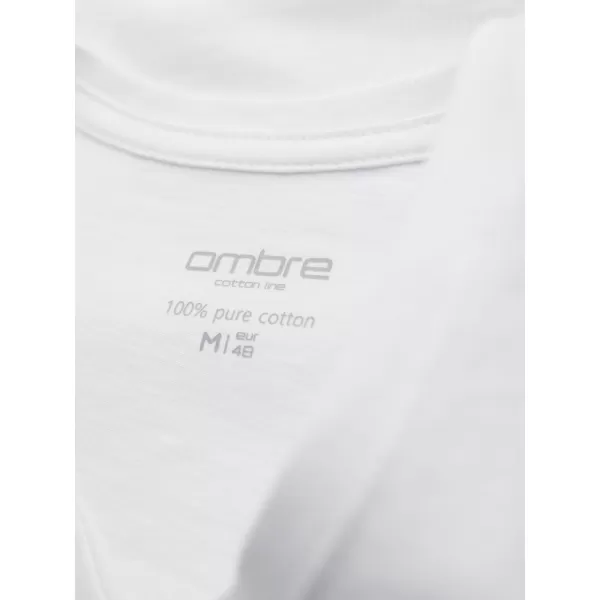 Herren-T-Shirt OMBRE OM-TSBS-0281 SCHWARZ/WEIß/BLAU 