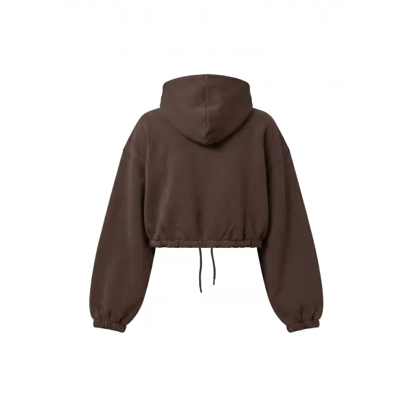 Damen-Sweatshirt URBAN CLASSICS TB8635-14274 SCHOKOLADENBRAUN 