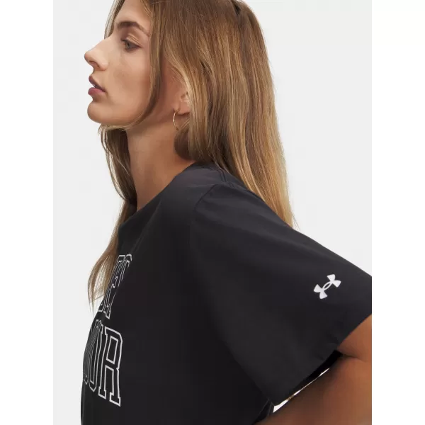  Damen-T-Shirt UNDER ARMOUR RIVAL OS CAMPUS TEE 6007883-001 SCHWARZ 