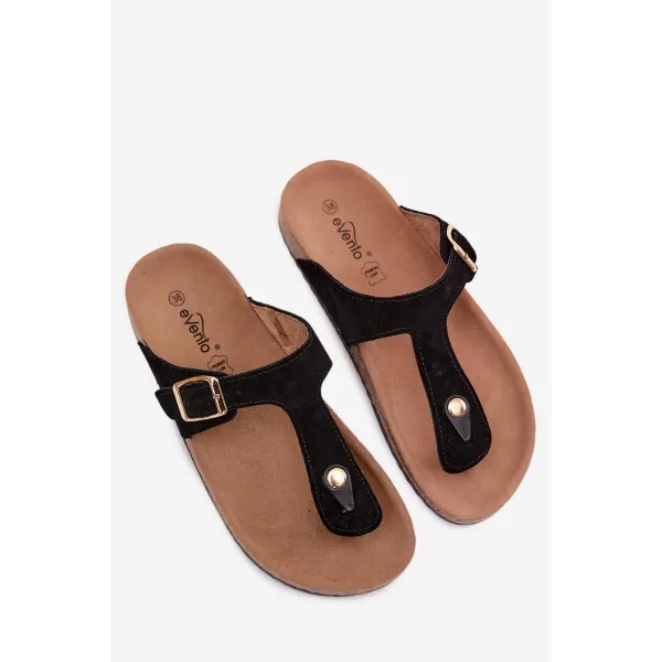  Damen-Flip-Flops BOTO 26SD21-101 SCHWARZ 