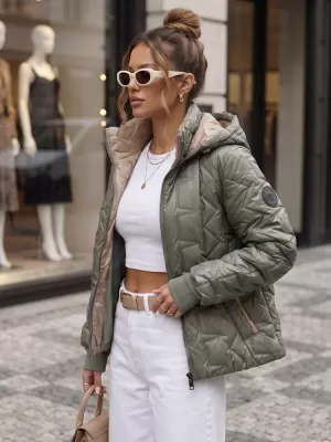 Damenjacke DSTREET TY5778 GRÜN