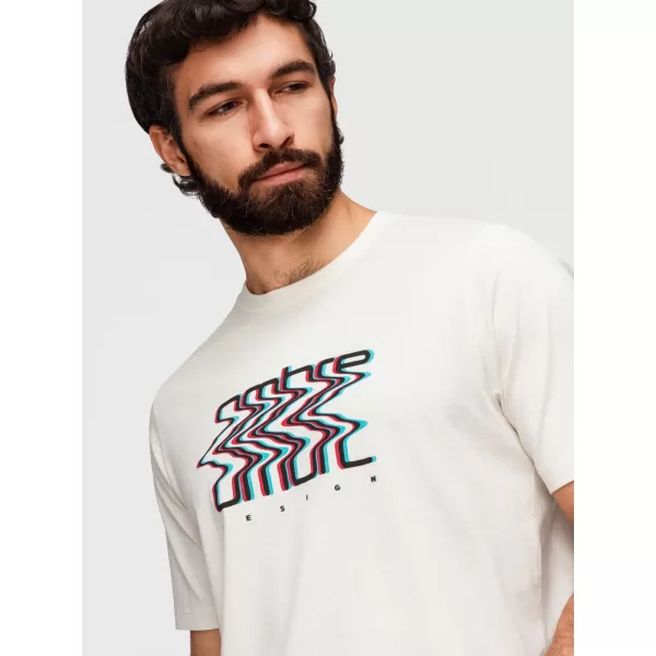  Herren-T-Shirt OMBRE OM-TSPT-0286 WEIß 