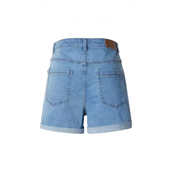  Damen-Shorts URBAN CLASSICS TB8371 HELLBLAU GEWASCHEN 