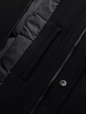 Herrenparka OMBRE OM-COWC-0161 SCHWARZ