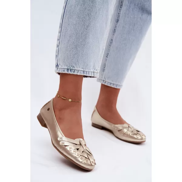  Ballerinas für Damen MACIEJKA P7542-41/00-0 PLATIN 