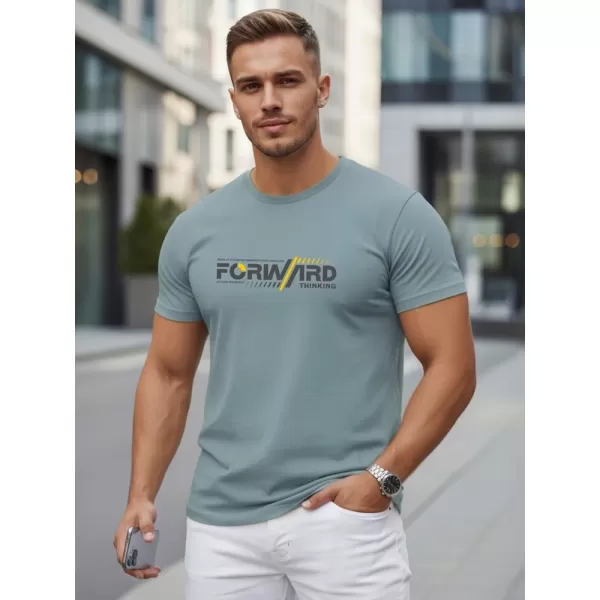  Herren-T-Shirt DSTREET NX0145R-SB BLAU 