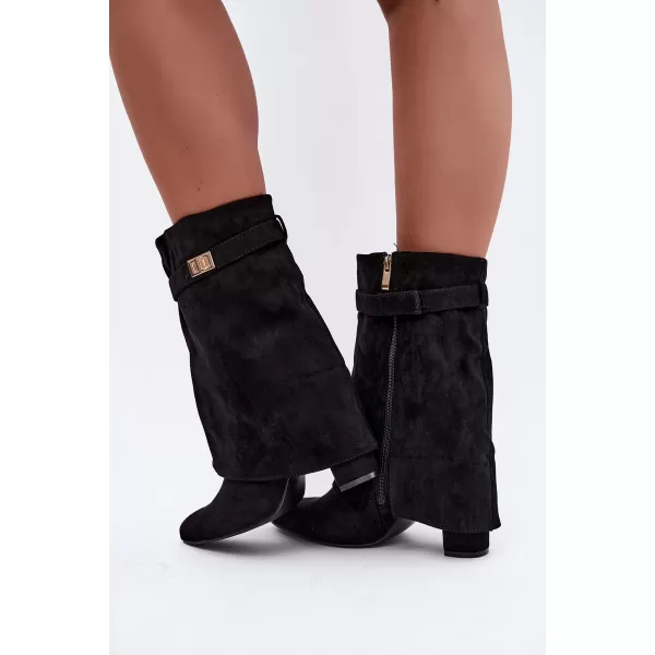  Damen-Stiefeletten BOTO LA3116 SCHWARZ 
