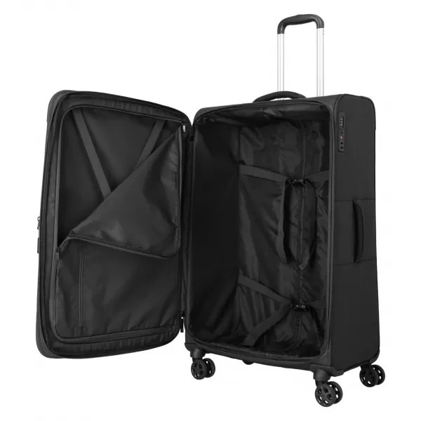  Koffer TRAVELITE Kick Off 4w L exp SCHWARZ 