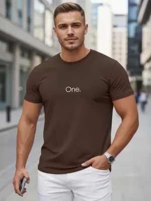 Herren-T-Shirt DSTREET NX5125R-CH BRAUN
