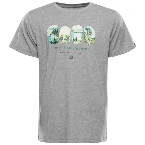  Outdoor-Shirt für Herren ALPINE PRO NOGER 2 GRAUE VARIANTE PB 