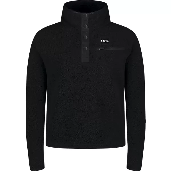  Fleece-Sweatshirt für Damen NORDBLANC BOLETUS NBSFL8378 SCHWARZ 