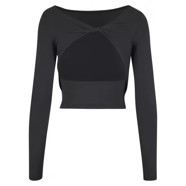  Damen-T-Shirt URBAN CLASSICS TB7721 SCHWARZ 