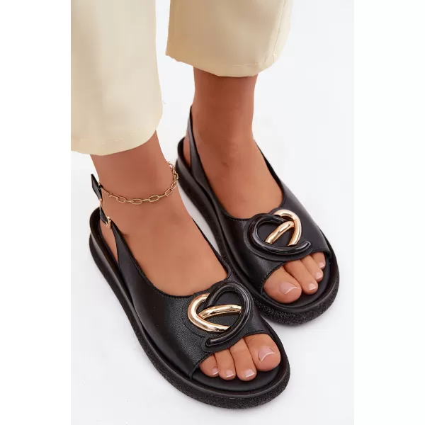  Damensandalen S.BARSKI KV61-6047 SCHWARZ 