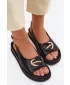 Damensandalen S.BARSKI KV61-6047 SCHWARZ