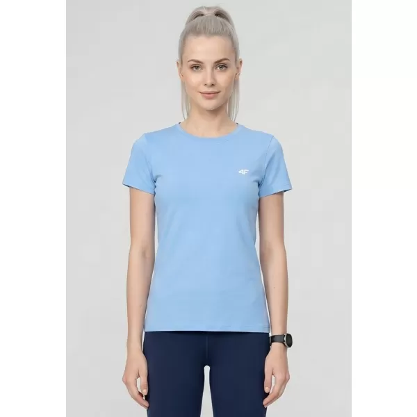  Funktions-T-Shirt für Damen 4F WAW25TFTSF1527 HELLBLAU 
