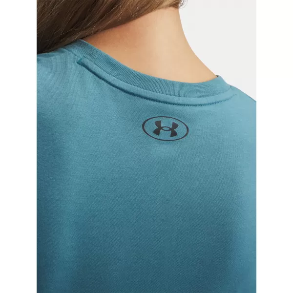  Damen-T-Shirt UNDER ARMOUR W VARSITY SS 6010592-466 BLAU 