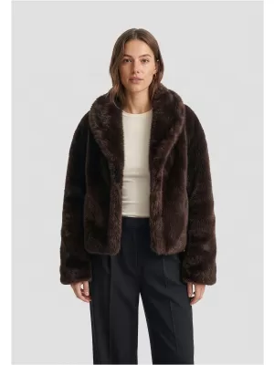 Pelzjacke für Damen URBAN CLASSICS TB8120-00075 BRAUN
