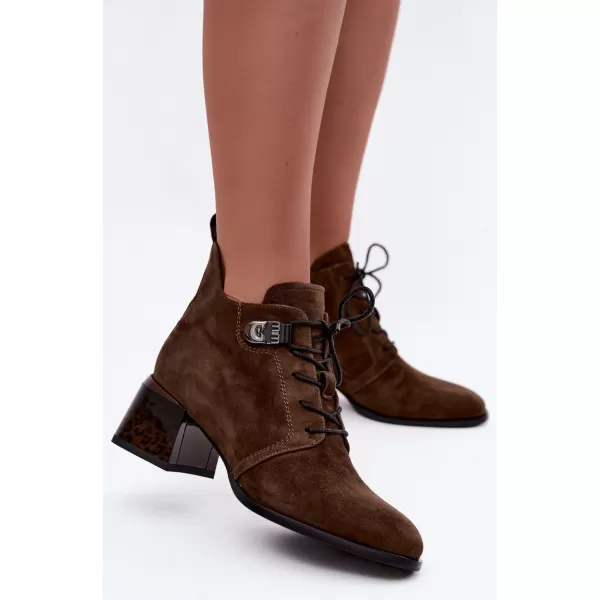  Damen-Stiefeletten BOTO 26BT24-383 KAFFEE 