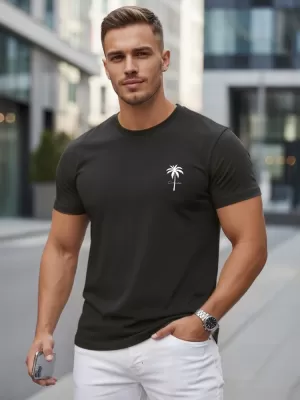 Herren-T-Shirt DSTREET NX5126R-BK SCHWARZ