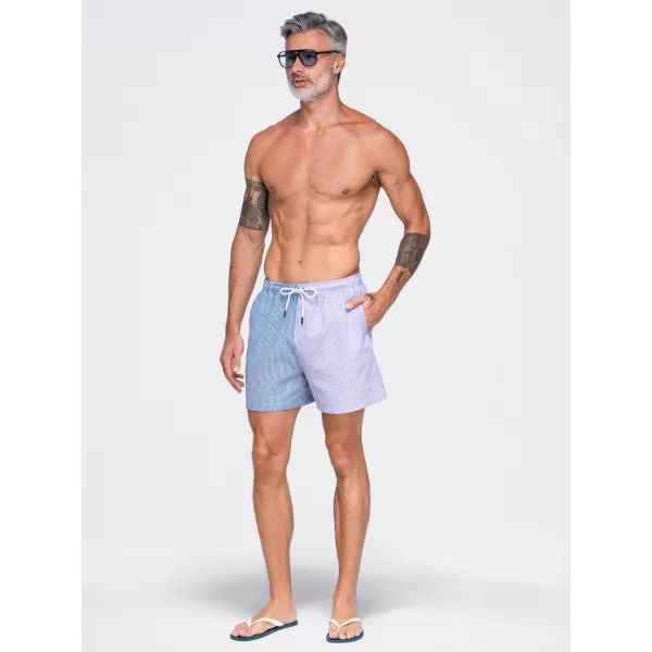  Herrenshorts OMBRE OM-SRSS-0215 BLAU UND LILA 