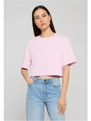 Damen-T-Shirt URBAN CLASSICS TB8288 ERRÖTETE ROSE