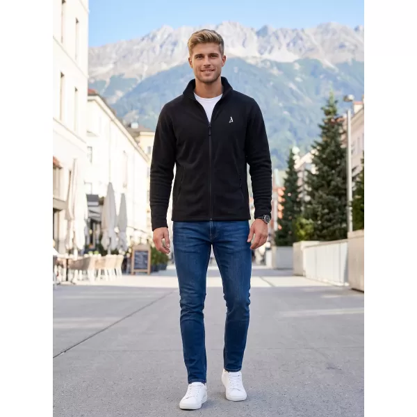  Fleece-Sweatshirt für Herren ALTISPORT ALM002852 SCHWARZ UND SILBER 