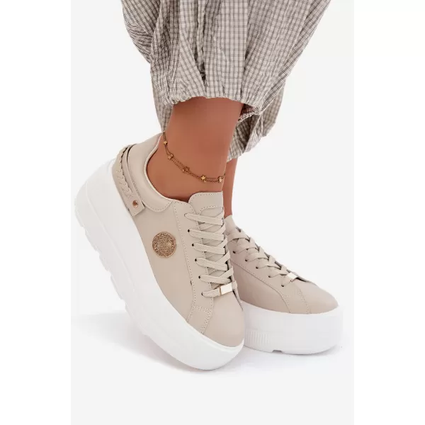  Damen-Sneaker D&A LR61-7095 BEIGE 
