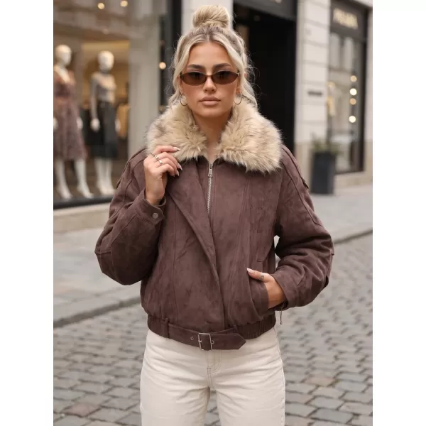  Damenjacke DSTREET TY5701 BRAUN 