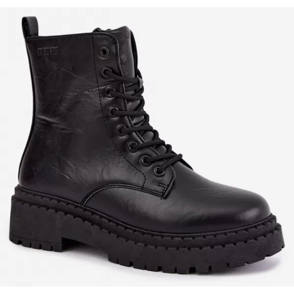  Damen-Stiefeletten BIG STAR SHOES UU274816 SCHWARZ 
