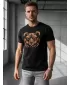 Herren-T-Shirt DSTREET NX043R SCHWARZ