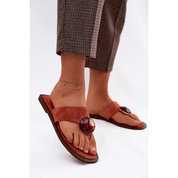  Damen-Flip-Flops BOTO 9825 ORANGE 