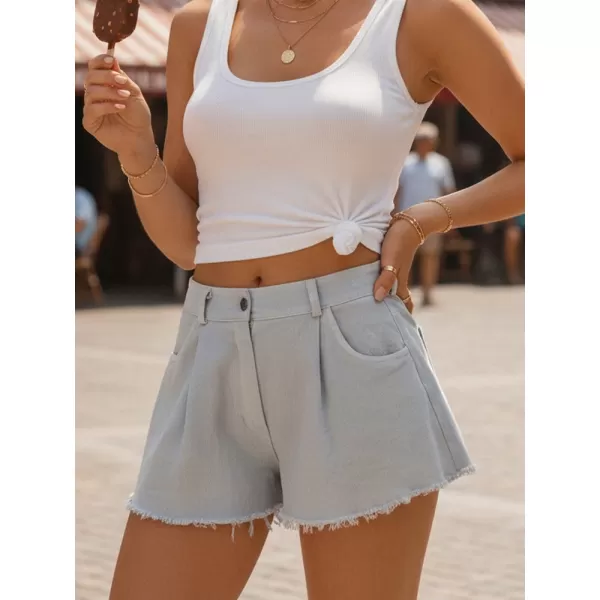  Damen-Shorts DSTREET SY0534 HELLGRAU 