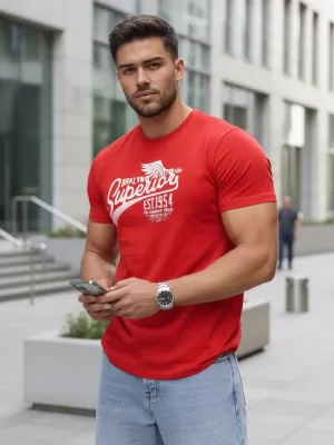 Herren-T-Shirt DSTREET RX5367 ORANGE