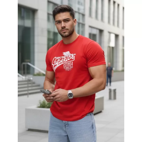  Herren-T-Shirt DSTREET RX5367 ORANGE 