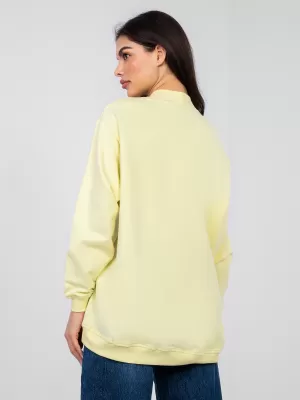 Damen-Sweatshirt BASIC FEEL GOOD RV-BL-5185.93P LEUCHTEND GELB
