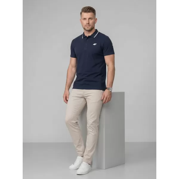  Herren-T-Shirt mit Kragen 4F WMM00TPTSM0773 GEWOHNHEITEN 
