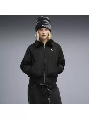 Damenjacke PUMA REVERSIBLE BLOUSON HIGH LOFT LINING JACK 69456601 PUMA SCHWARZ