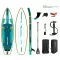 Paddle-Board RIDEWAVE Voyager Touring DUO 106 TÜRKIS