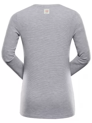 Meliertes Damen-T-Shirt ALPINE PRO NOMARA HOCHHAUS