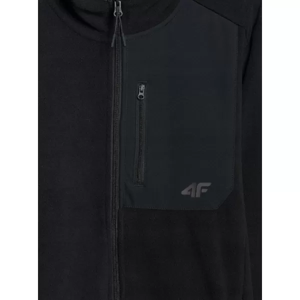  Fleece-Sweatshirt für Herren 4F WAW25TFLEM417 TIEFSCHWARZ 